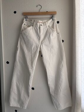 Levi’s Dad Utility Cream Workwear Painter Jeans - Straight Leg 27
